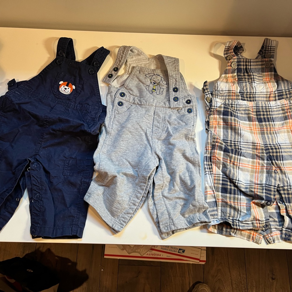 3 Baby Overalls